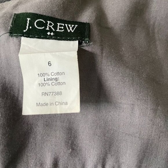 Womens J Crew Gray Textured Sleeveless Midi Dress Size Small c - Picture 9 of 9
